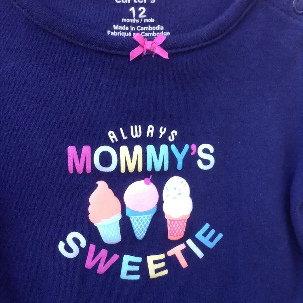 Carter's 2 Piece Mommy's Sweetie 12 Month